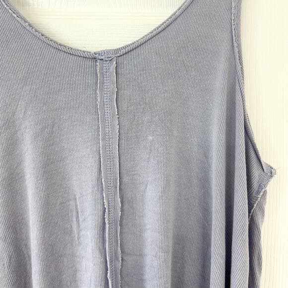 Free People We The Free Scarlett Lavender Tie Front Tank Top Size M EUC - Picture 5 of 5